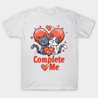 You Complete Me V2: Pop Art Orange Love-Cartoon! T-Shirt